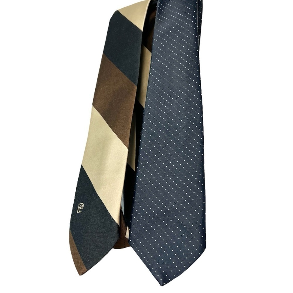 Vintage Pierre Cardin Paris Serge Saint Yves neck tie bundle